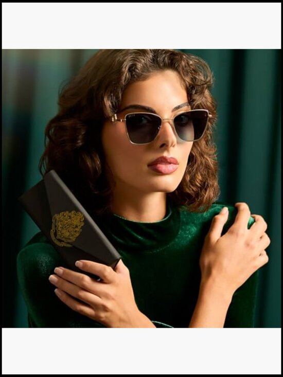 Harry Potter Aviator Sunglasses with UV400 Protection Gold Metal Frame main image 3